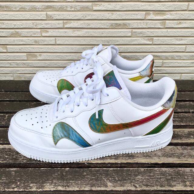 極美品》ナイキ NIKE☆ダウンジャケット L☆マルチカラー ホワイト