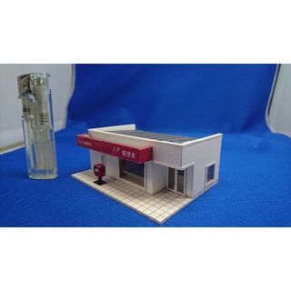 ●オリジナル公共建築模型01●スケール1/150 Ｎゲージジオラマ鉄道模型郵便局(鉄道模型)