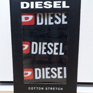 ディーゼル(DIESEL)の【新品未使用】ディーゼル/DIESELの3枚組ボクサーパンツ4101SサイズBK(ボクサーパンツ)