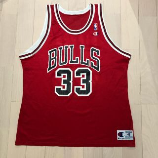 チャンピオン(Champion)のNBA ブルズ ユニフォーム #33 スコッティピッペン　バスケ(バスケットボール)