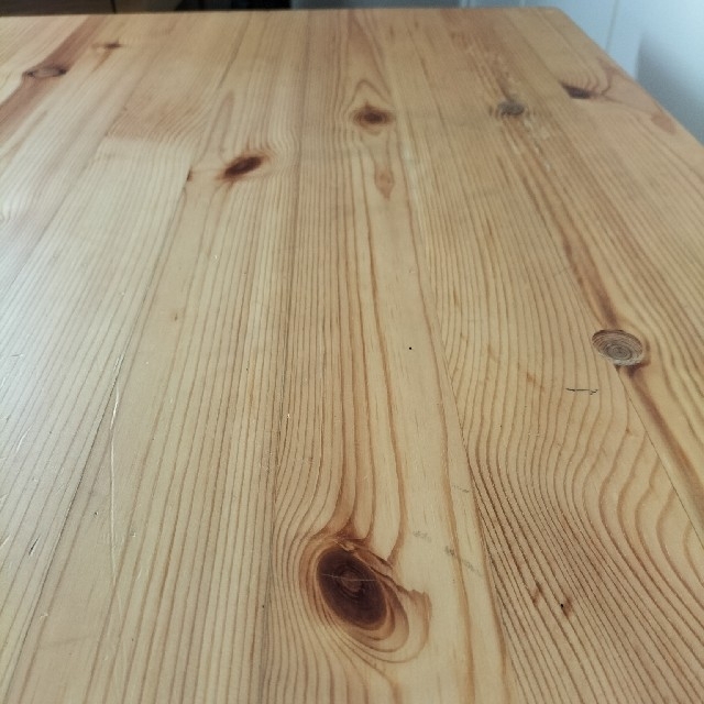 MUJI (無印良品)(ムジルシリョウヒン)のパイン材　折りたたみ　テーブル インテリア/住まい/日用品の机/テーブル(折たたみテーブル)の商品写真