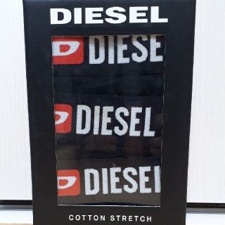 ディーゼル(DIESEL)の【新品未使用】ディーゼル/DIESELの3枚組ボクサーパンツ4101LサイズBK(ボクサーパンツ)