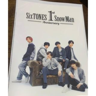 SixTONES SnowManクリアファイル(アイドルグッズ)