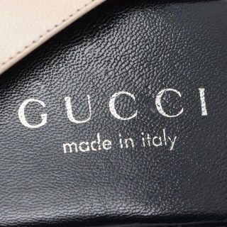 Gucci - 【中古美品 全国送料無料】GUCCI エナメルウェッジ サンダル