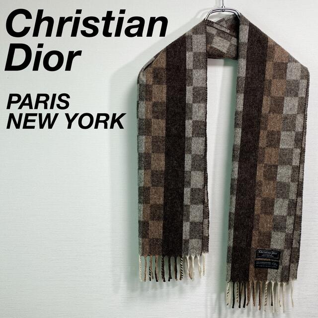 Christian Dior(クリスチャンディオール)の古着 クリスチャン ディオール ムッシュ マフラー メンズのファッション小物(マフラー)の商品写真