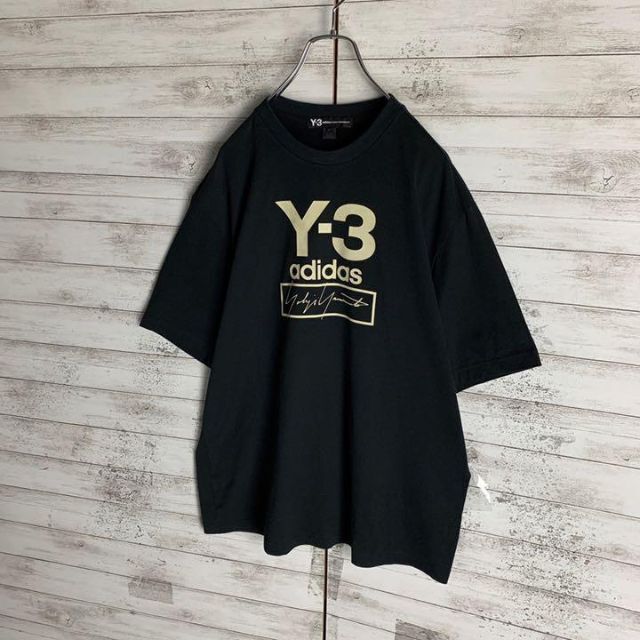 ワイスリー Y-3☆ビッグロゴシグネチャー定番カラーtシャツ 入手困難