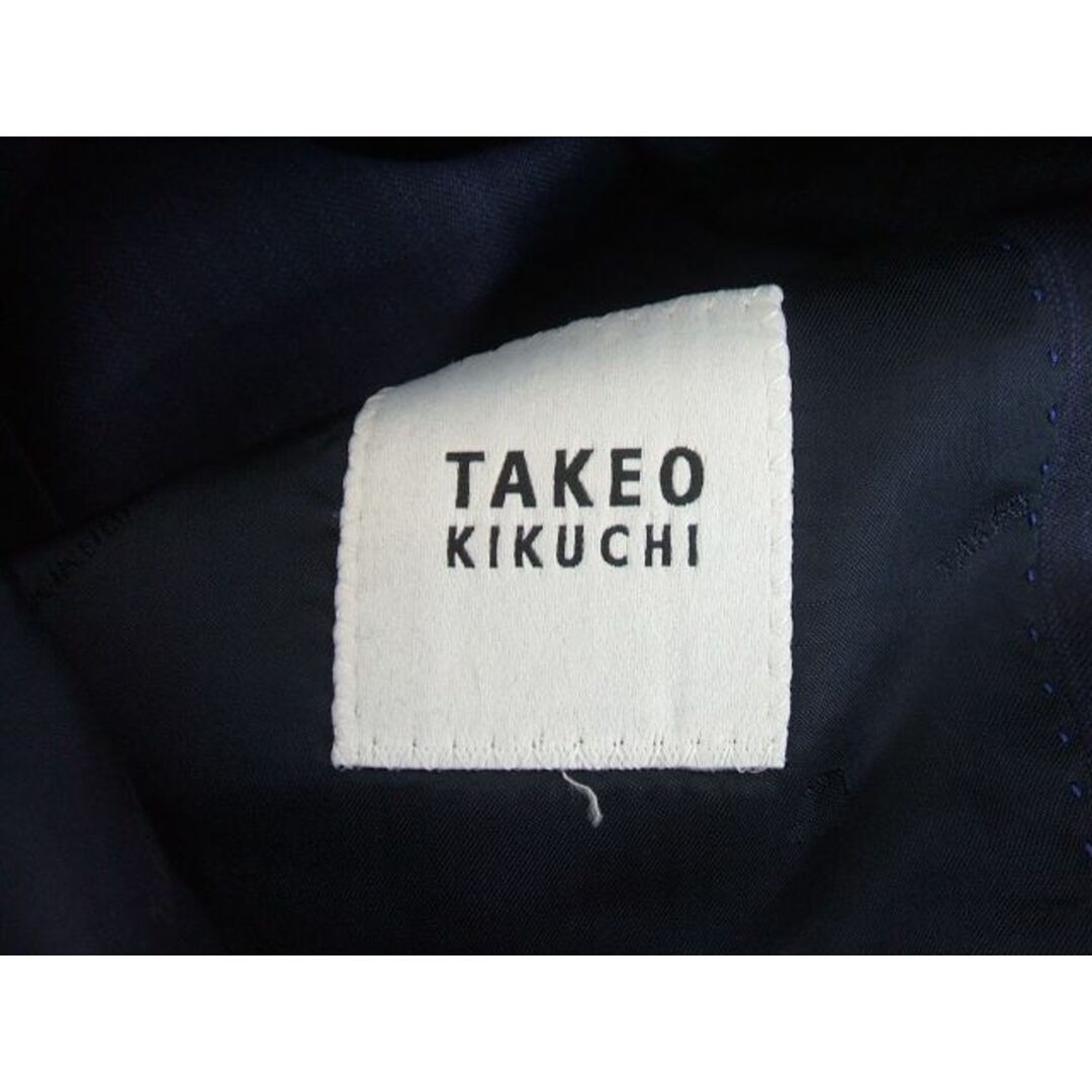 TAKEO KIKUCHI(タケオキクチ)のTAKEO KIKUCHI ウール テーラードジャケット ネイビー メンズ タケオキクチ【中古】1-0326M♪ メンズのジャケット/アウター(テーラードジャケット)の商品写真