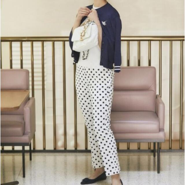 専用 美品 セブンテン完売 ホワイトドットパンツM 神パンツ 正規品