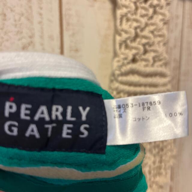 PEARLY GATES(パーリーゲイツ)のパーリーゲイツ♡PEARLY GATES サンバイザー スポーツ/アウトドアのゴルフ(その他)の商品写真