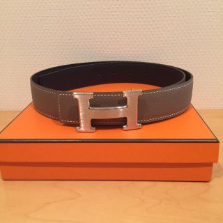 Hermes - 最終お値下げ エルメス ベルト 85 NOIR/ETOUPEの通販 by た ...