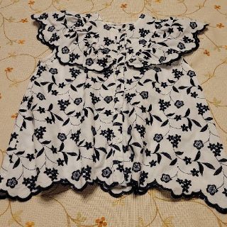 カワイイ(cawaii)のFRENCH PAVE♡cawaii  花刺繍　ブラウス(シャツ/ブラウス(半袖/袖なし))