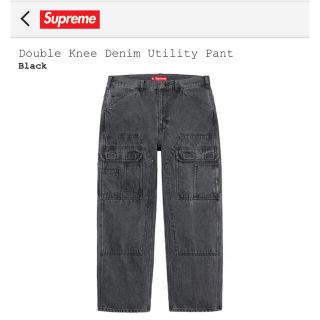 シュプリーム(Supreme)のsupreme Double Knee Denim Utility Pant(ペインターパンツ)