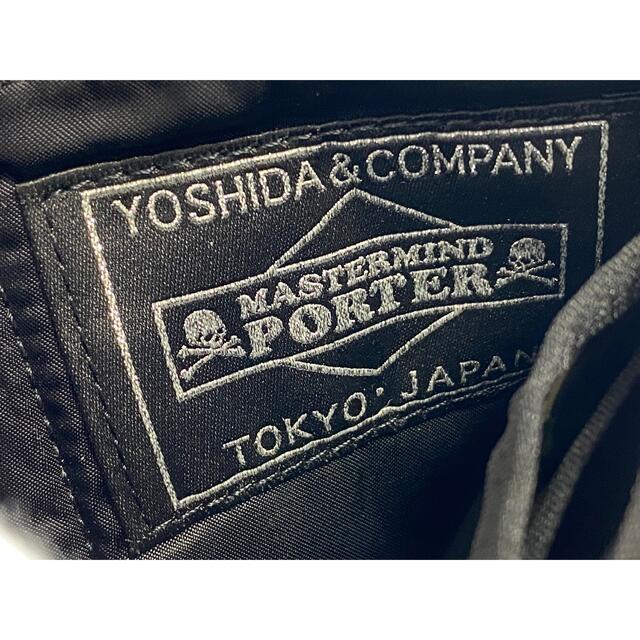 PORTER/コラボ/マスターマインド/限定/二つ折/タンカー/財布/別注/良品