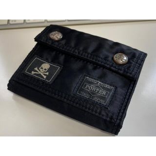 ポーター(PORTER)のPORTER/コラボ/マスターマインド/限定/二つ折/タンカー/財布/別注/良品(折り財布)