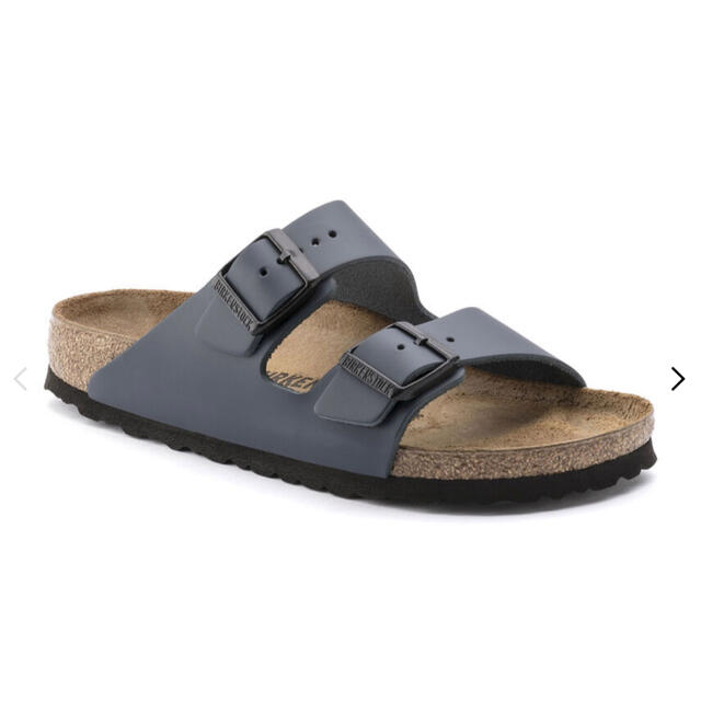 BIRKENSTOCK(ビルケンシュトック)のビルケンシュトック　Arizona/アリゾナ ナチュラルレザー　ブルー　新品 メンズの靴/シューズ(サンダル)の商品写真