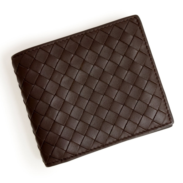 大量入荷 - Veneta Bottega ボッテガヴェネタ 二つ折り財布（新品・未使用品） イントレチャート ラムスキン 財布