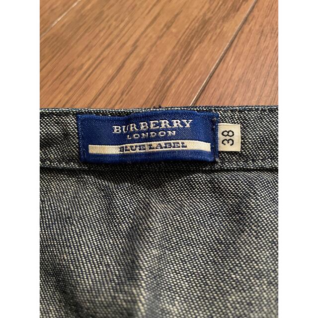 BURBERRY BLUE LABEL - バーバリーブルーレーベル デニムスカートの