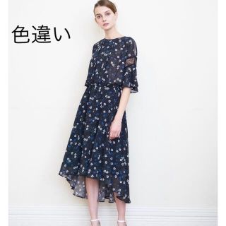 CELFORD - 【極美品】入手困難 RUVIE 花柄ワンピース ロングワンピース