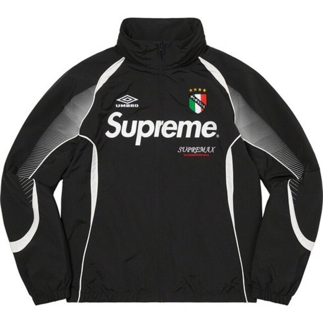 メンズsupreme umbro track jacket black