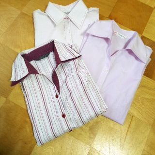 ブリックハウスバイトウキョウシャツ(BRICK HOUSE by Tokyo Shirts)のBRICK HOUSE 東京シャツ  シャツ ピンク系 3枚セット(シャツ/ブラウス(長袖/七分))