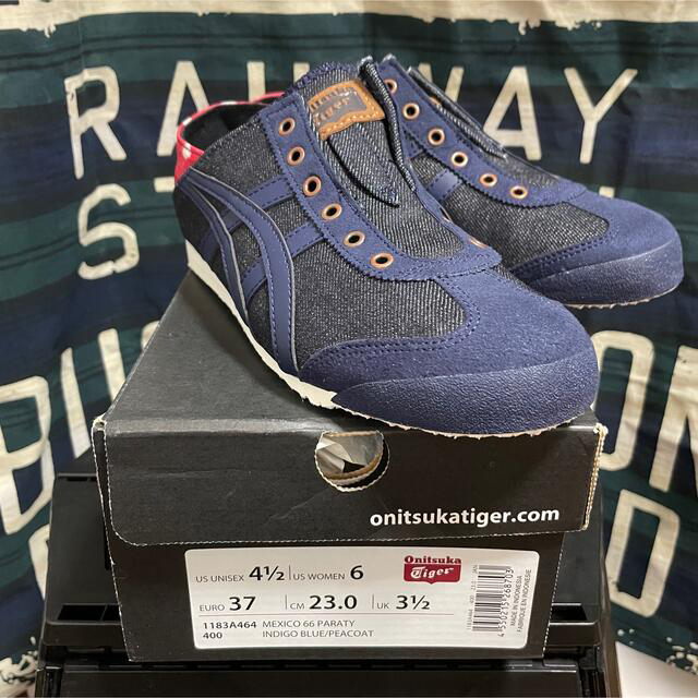 超歓迎 - Tiger Onitsuka 【Onitsuka 〔23cm〕 PARATY 66 Tiger 今季イチオリーズ 66 MEXICO Tiger Onitsuka PARATY 新品 23cm スニーカー