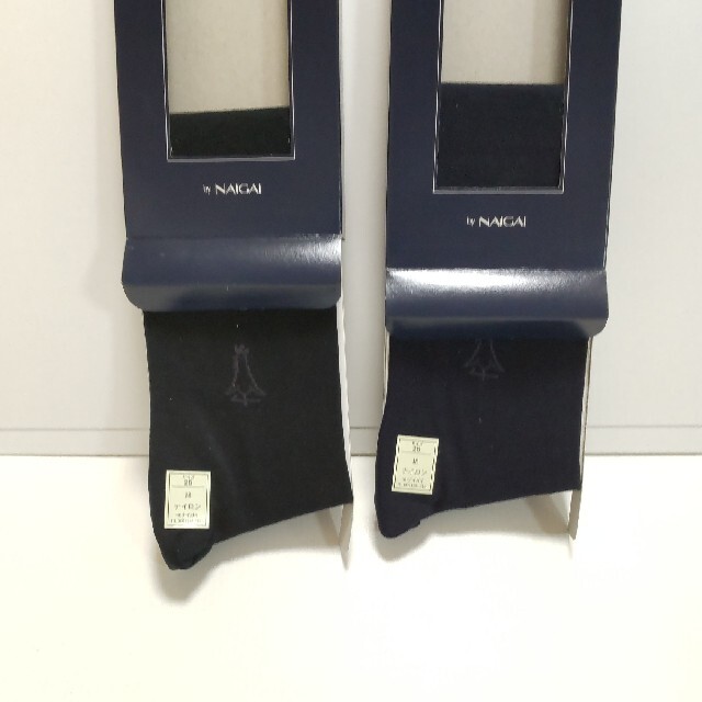 WEATHERCOCK　靴下　黒と紺　2足 メンズのレッグウェア(ソックス)の商品写真