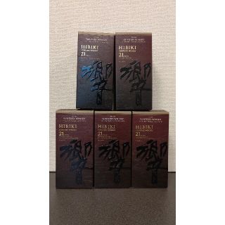 響21年 5箱 化粧箱のみ 空箱 １(ウイスキー)