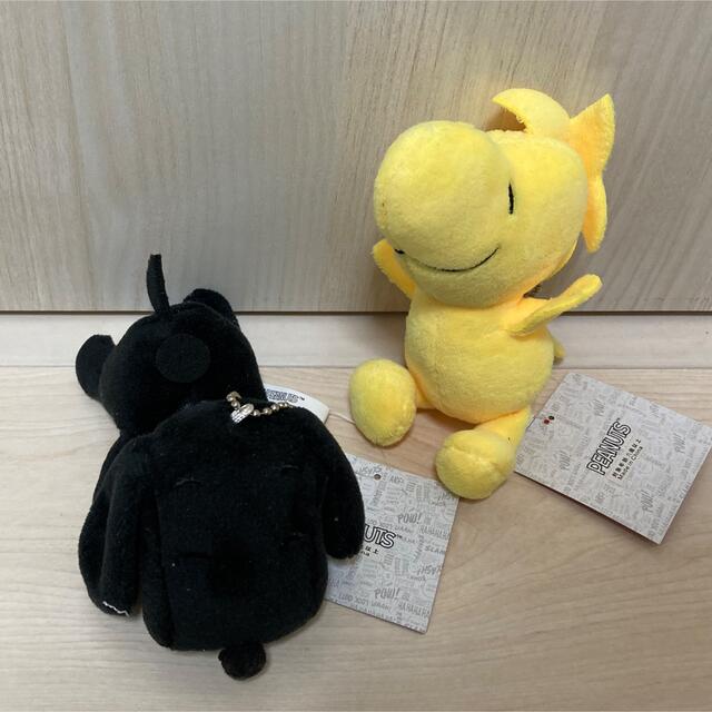 SNOOPY(スヌーピー)の♡SNOOPY キーホルダー 黒色 スヌーピー ウッドストックセット エンタメ/ホビーのおもちゃ/ぬいぐるみ(ぬいぐるみ)の商品写真