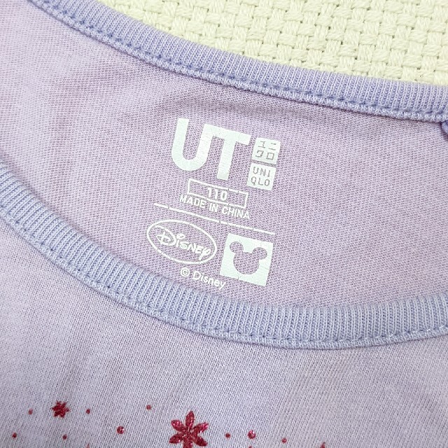 UNIQLO(ユニクロ)のユニクロ　アナ雪　Tシャツ キッズ/ベビー/マタニティのキッズ服女の子用(90cm~)(Tシャツ/カットソー)の商品写真