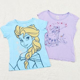 ユニクロ(UNIQLO)のユニクロ　アナ雪　Tシャツ(Tシャツ/カットソー)