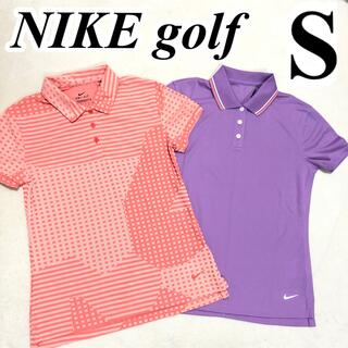 ナイキ(NIKE)のS ナイキゴルフ　半袖ポロシャツ　夏用ウェア　レディース　ゴルフシャツ　半袖(ウエア)