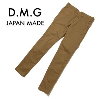 ディーエムジー(D.M.G)のD.M.G ドミンゴ日本製カラーパンツ 国産デニム ベージュ スキニーSS 古着(デニム/ジーンズ)