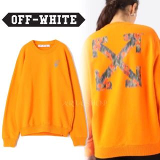 オフホワイト(OFF-WHITE)の新品タグ付き☆ OFF-WHITE ロゴ スウェットシャツ/トレーナー(トレーナー/スウェット)