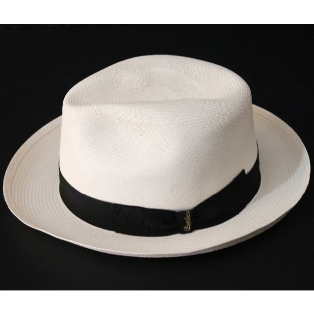 Borsalino(ボルサリーノ)の89,100円新品【ボルサリーノ 】最高級ファイン パナマハット 白 61 メンズの帽子(ハット)の商品写真