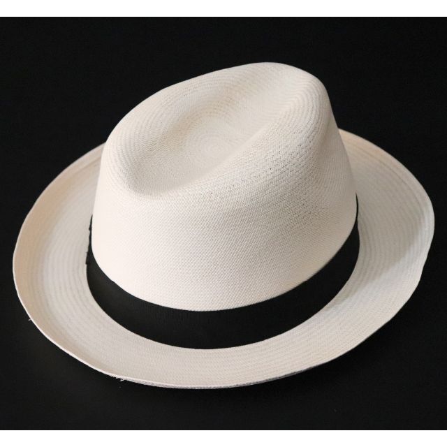 Borsalino(ボルサリーノ)の89,100円新品【ボルサリーノ 】最高級ファイン パナマハット 白 61 メンズの帽子(ハット)の商品写真