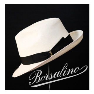 ボルサリーノ(Borsalino)の89,100円新品【ボルサリーノ 】最高級ファイン パナマハット 白 61(ハット)