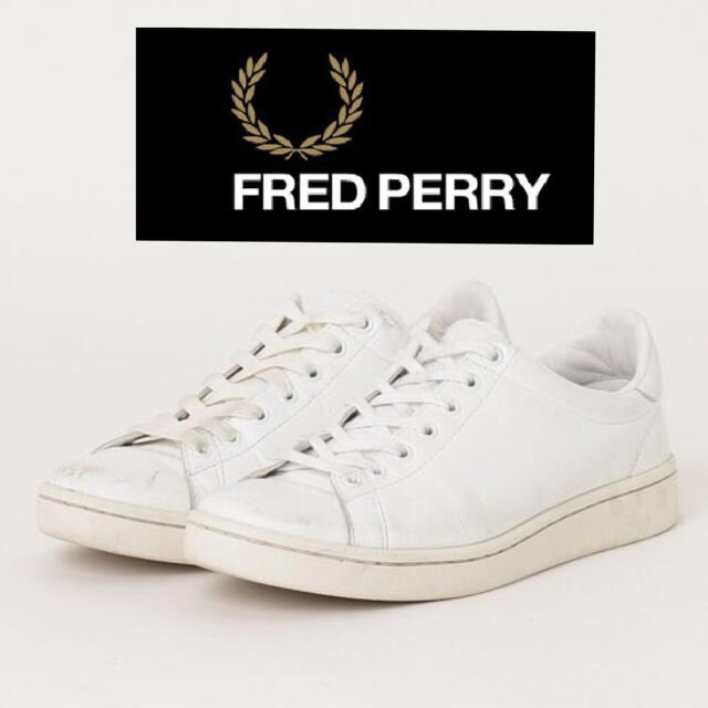 FRED PERRY(フレッドペリー)の【FRED PERRYフレッドペリー/ホワイトスニーカー】 メンズの靴/シューズ(スニーカー)の商品写真