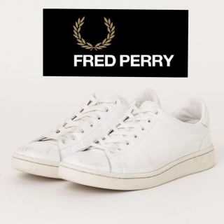 フレッドペリー(FRED PERRY)の【FRED PERRYフレッドペリー/ホワイトスニーカー】(スニーカー)