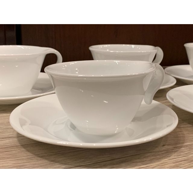 コレール　CORELLE　カップ＆ソーサー　ホワイト　5客セット