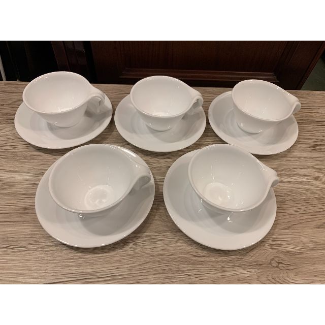 コレール　CORELLE　カップ＆ソーサー　ホワイト　5客セット