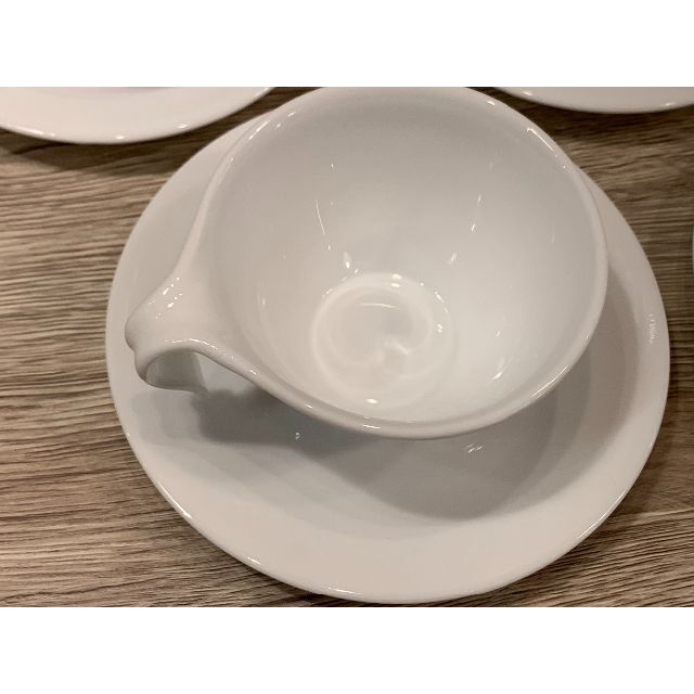 コレール　CORELLE　カップ＆ソーサー　ホワイト　5客セット