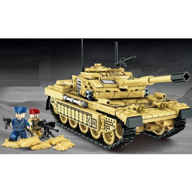 【レゴ互換】 チャレンジャー 戦車 ミニフィグ ブロック 互換品 プレゼント エンタメ/ホビーのフィギュア(ミリタリー)の商品写真