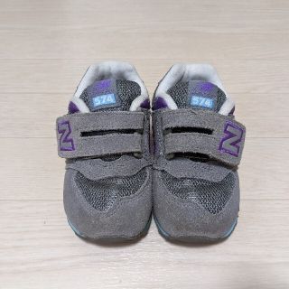 ニューバランス(New Balance)のニューバランス 14.5cm KV574 グレー(スニーカー)