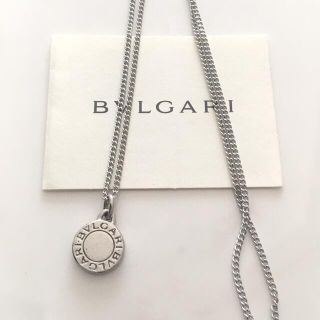 ブルガリ(BVLGARI)のBVLGARIチャーム/社外未使用ステンレス喜平チェーン(ネックレス)