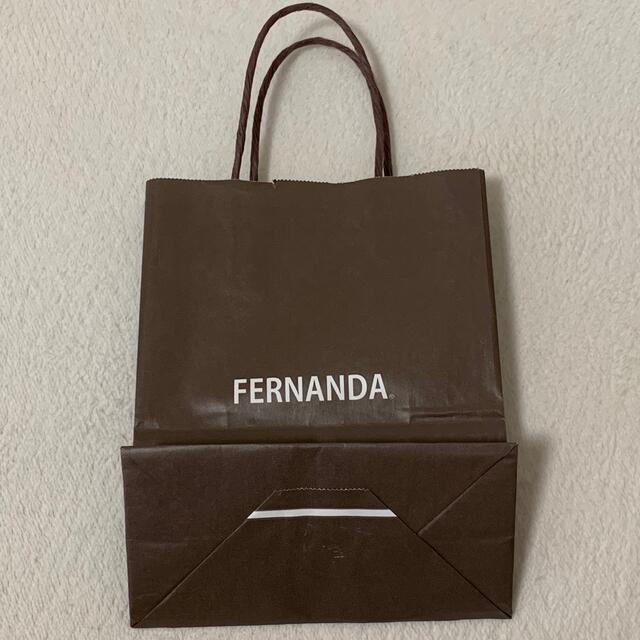 FERNANDA(フェルナンダ)の【値下げしました】FERNANDA紙袋　ギフト用袋つき レディースのバッグ(ショップ袋)の商品写真