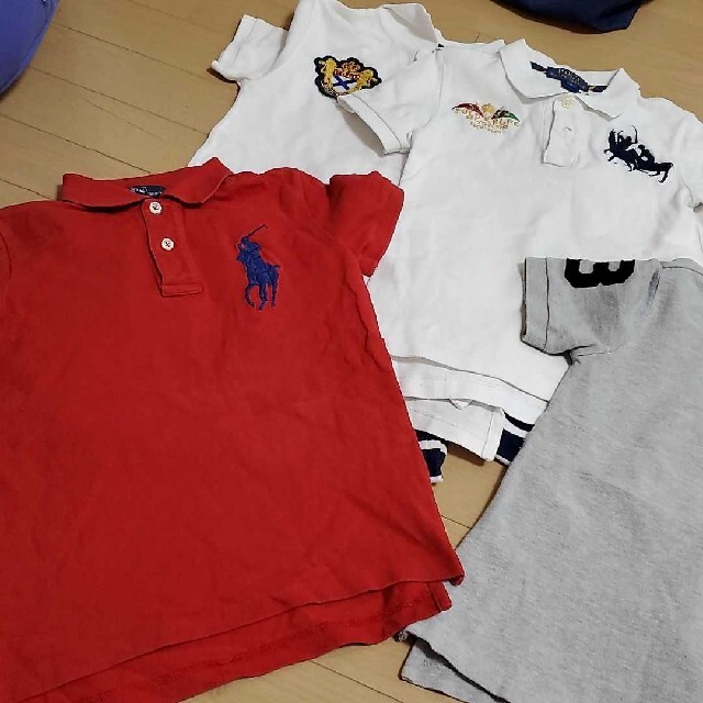 Ralph Lauren(ラルフローレン)のラルフローレン ポロシャツ　双子6枚セット【6T　120】 キッズ/ベビー/マタニティのキッズ服男の子用(90cm~)(Tシャツ/カットソー)の商品写真