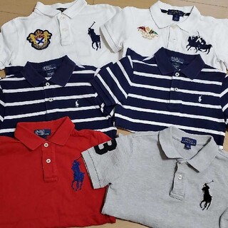 ラルフローレン(Ralph Lauren)のラルフローレン ポロシャツ　双子6枚セット【6T　120】(Tシャツ/カットソー)