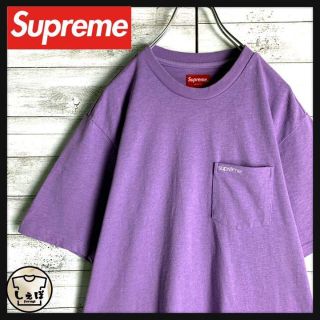 シュプリーム(Supreme)の【超希少カラー】シュプリーム☆ワンポイント刺繍ロゴポケットtシャツ　入手困難(Tシャツ/カットソー(半袖/袖なし))