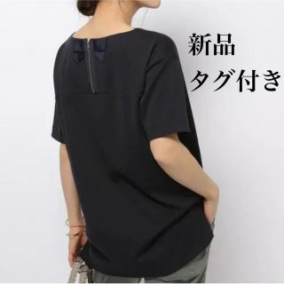 バンヤードストーム(BARNYARDSTORM)のタグ付き バック リボン ZIP カットソー Tシャツ バンヤードストーム(Tシャツ(半袖/袖なし))