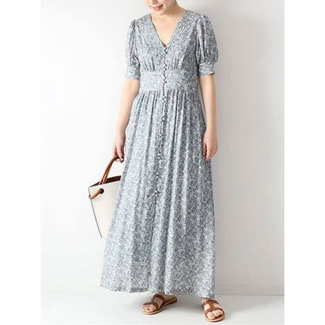 spick&span スピック&スパン リバティードレスワンピース 38サイズ